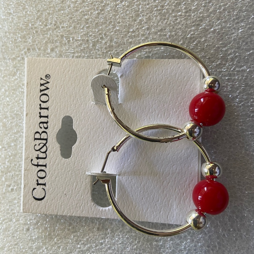 Croft & Barrow hoop earrings